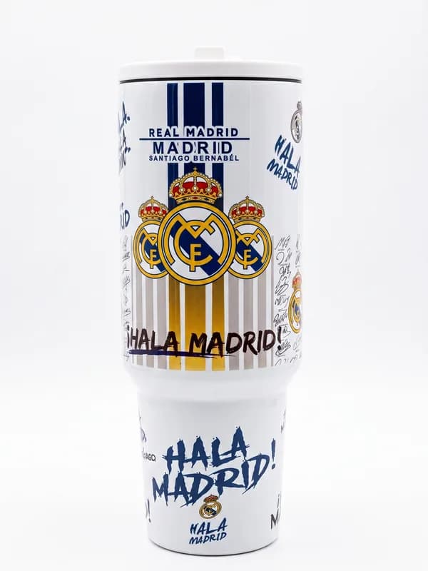 Termo Real Madrid "¡Hala Madrid!" 1.2L con Asa