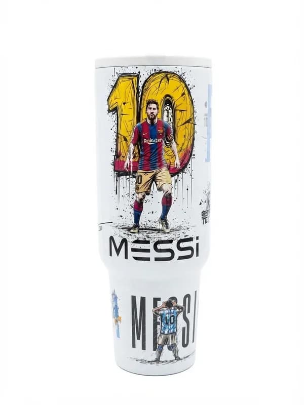 Termo Messi "10" Barcelona 1.2L con Asa