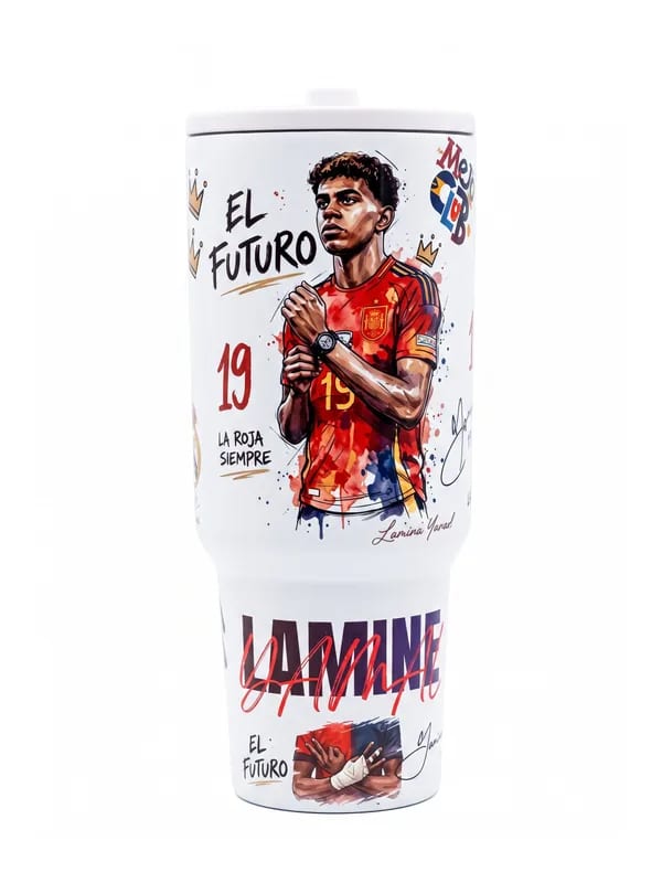 Termo Lamine Yamal "El Futuro" 1.2L con Asa
