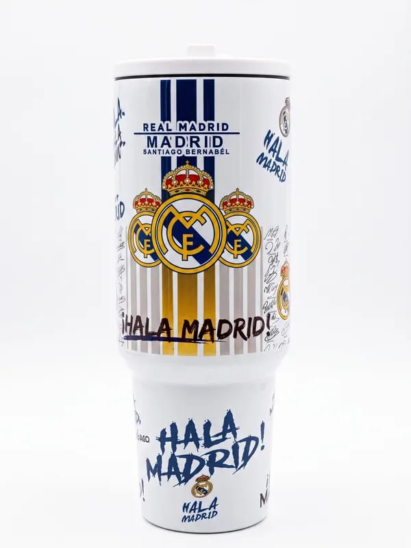 Termo Real Madrid "¡Hala Madrid!" 1.2L con Asa