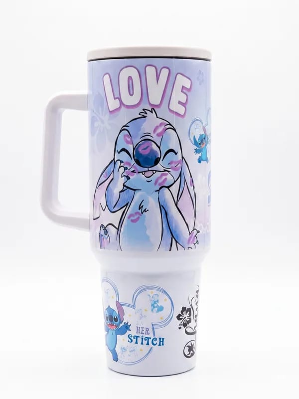 Termo Stitch & Angel "Her Stitch / His Angel" 1.2L con Asa 