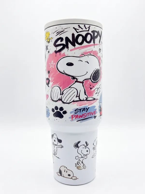 Termo Snoopy "Stay Pawsitive" 1.2L con Asa