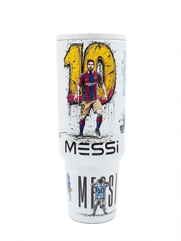 Termo Messi "10" Barcelona 1.2L con Asa