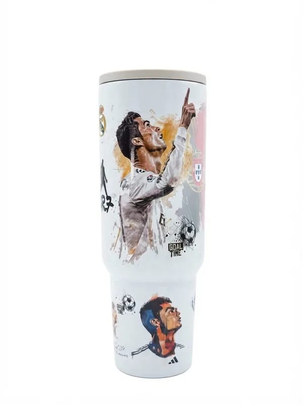 Termo Cristiano Ronaldo "Goal Time" 1.2L con Asa