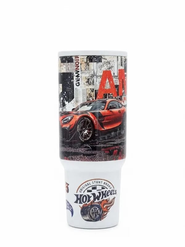Termo Hot Wheels Auto Deportivo 1.2L con Asa