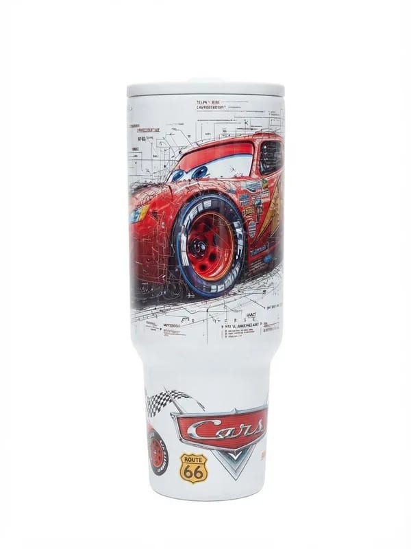 Termo Cars Rayo McQueen Blueprint 1.2L con Asa